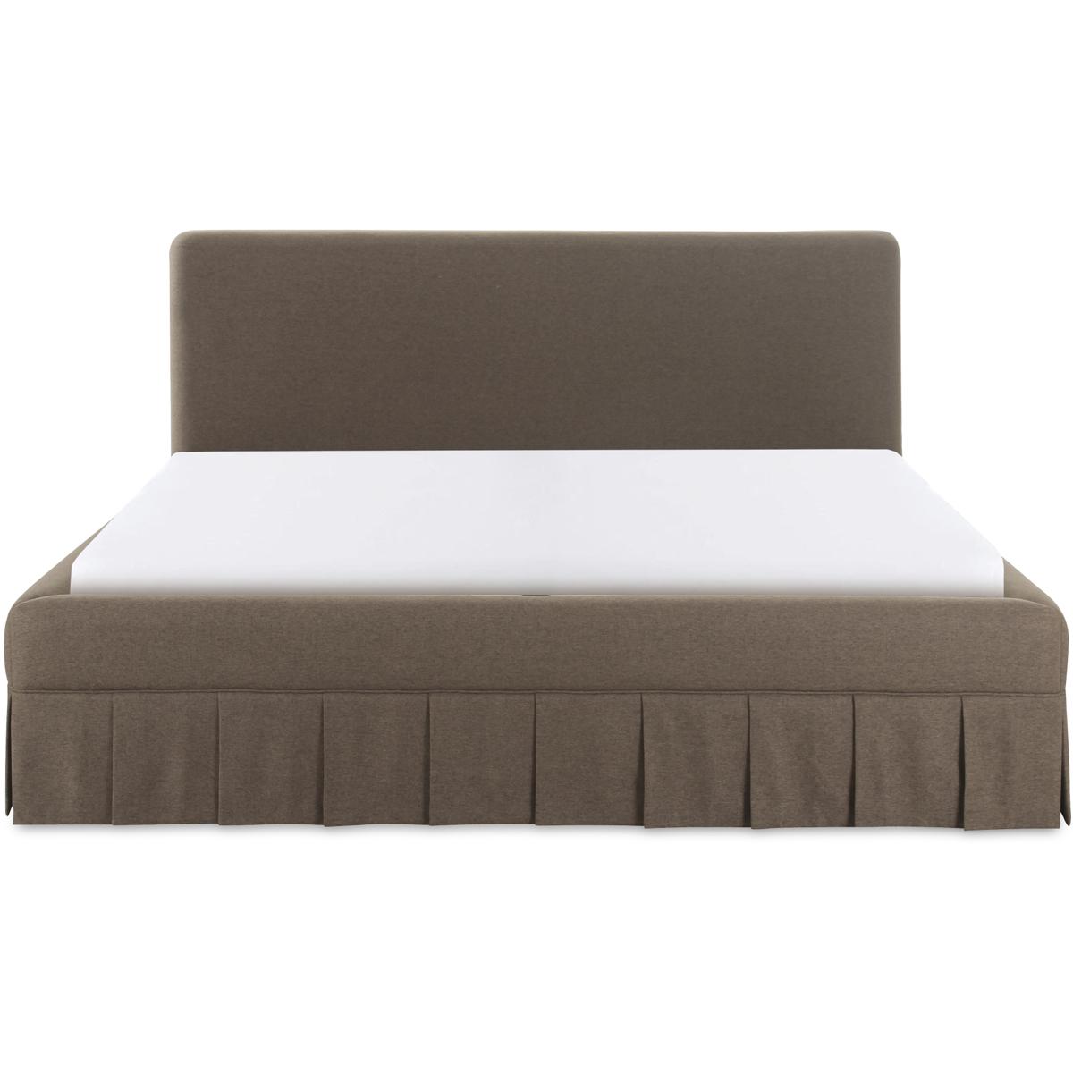 Moe's Home Collection OA-1016-03-0 Maren Brown Bed, King
